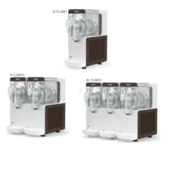 GRANIZADORAS COMPACTAS B-CUBE CON DEPÓSITOS DE 2,8 LITROS BRAS B-CUBE 1,2 Y 3 DEPOSITOS
