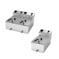 FREIDORA ELECTRICA CON GRIFO DE ALTO RENDIMIENTO 10L Y 10+10L SERIE 500