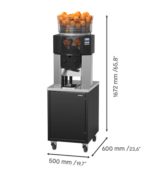 EXPRIMIDOR DE NARANJAS ZUMMO Z14 CABINET 50CM SLIM 16KG - Imagen 8