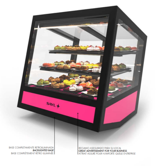 VITRINA EXPOSITORA REFRIGERADA CON RGB +4/+8ºC - Imagen 2
