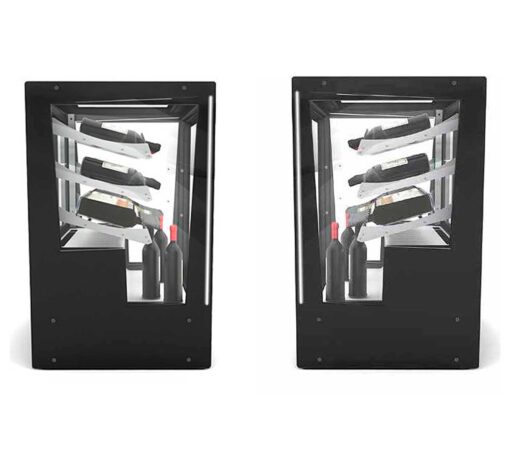 VITRINA REFRIGERADA DE VINOS CON ESTANTES LED RGB +2/+6ºC - Imagen 5