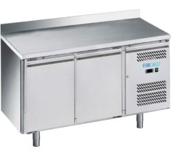MESA REFRIGERADA DE 2 PUERTAS INOX CON PETO - DUE EFFE