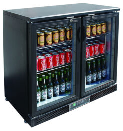 BOTELLERO EXPOSITOR REFRIGERADO BAJO BARRA 2 PUERTAS SC250G SAVEMAH