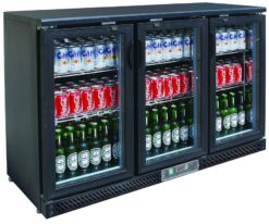 BOTELLERO EXPOSITOR REFRIGERADO BAJO BARRA 3 PUERTA SC315G SAVEMAH