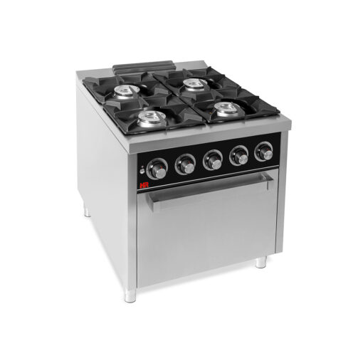 COCINA A GAS CON 4 FUEGOS + HORNO ELECTRICO - HR FAINCA