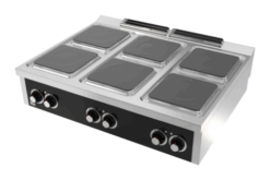 COCINA ELÉCTRICA CON 6 PLACAS DE SOBREMESA – HR FAINCA