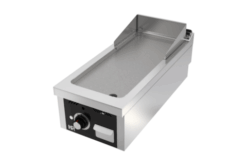 FRY-TOP A GAS DE ACERO RECTIFICADO SOBREMESA 400MM LARGO SERIE 900 – HR FAINCA