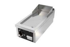 FRY-TOP A GAS DE CROMO CON ESTANTE 400MM LARGO SERIE 900 – HR FAINCA