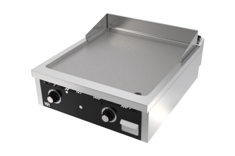 FRY-TOP A GAS DE ACERO RECTIFICADO SOBREMESA 800MM LARGO SERIE 900 – HR FAINCA