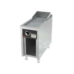 FRY-TOP ELECTRICO DE CROMO CON ESTANTE 400MM LARGO SERIE 900 – HR FAINCA