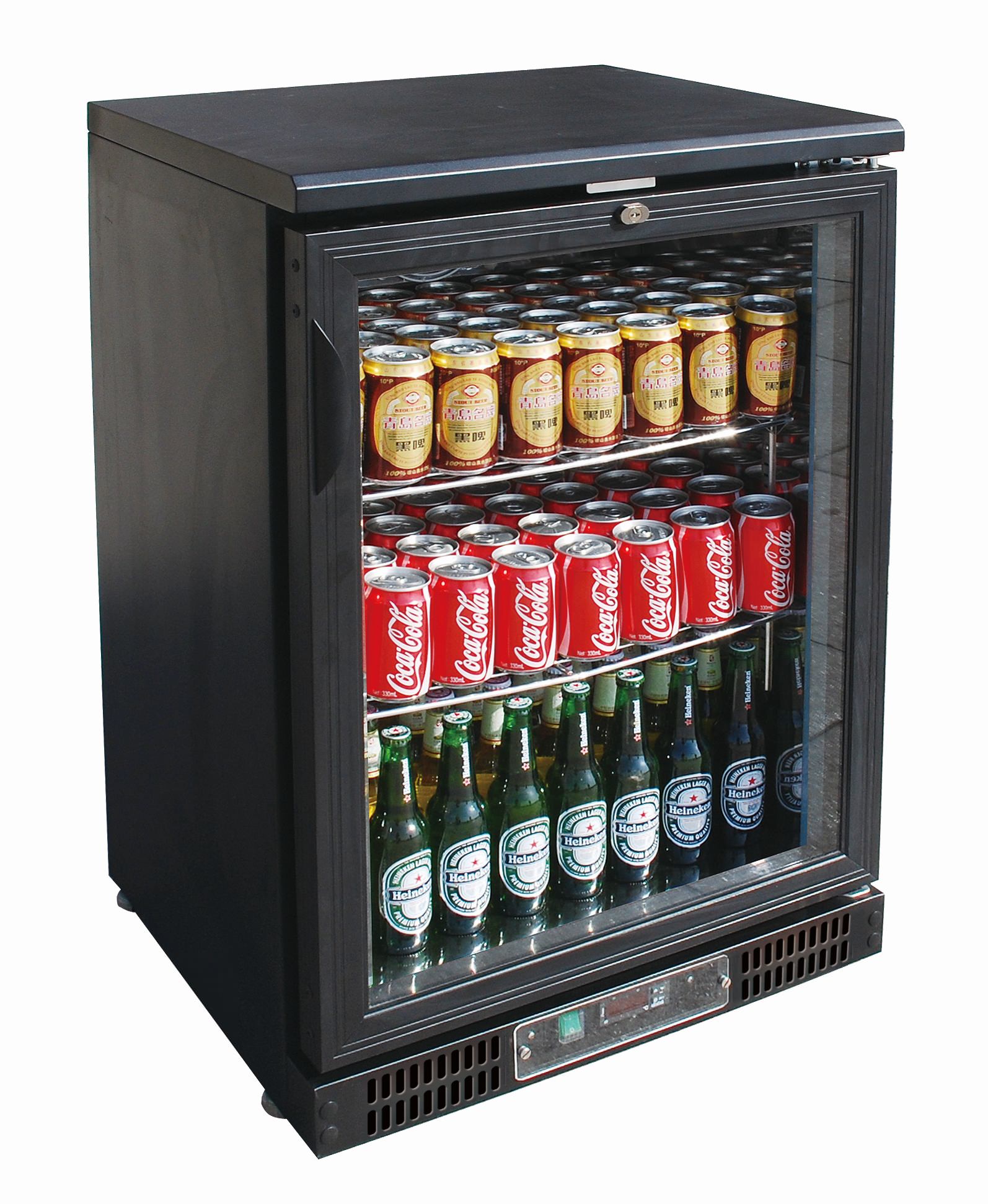 BOTELLERO EXPOSITOR REFRIGERADO BAJO BARRA 1 PUERTA SC150G SAVEMAH
