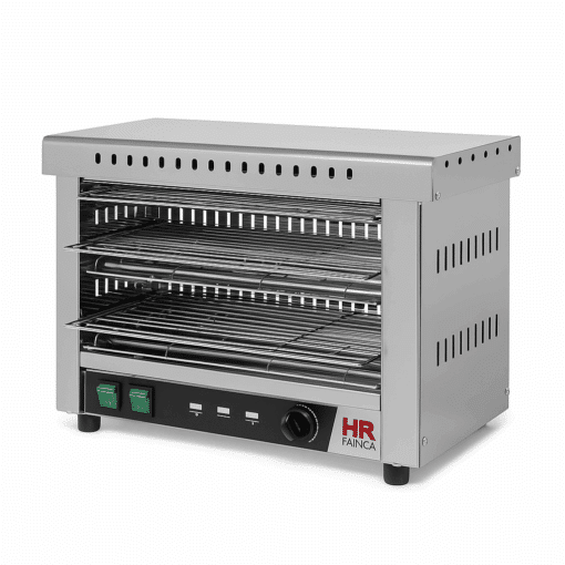 TOSTADOR ELECTRICO DOBLE DE CUARZO CON TEMPORIZADOR HR FAINCA