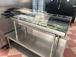 Vitrina de tapas 6 bandejas GN 1/3 sobremostrador EFFICOLD (2a Mano)