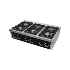 COCINA A GAS DE 6 FUEGOS SOBREMESA SERIE 750 - HR FAINCA