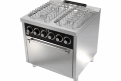 COCINA A GAS BASIC DE 4 FUEGOS CON HORNO ELECTRICO SERIE 750 – HR FAINCA