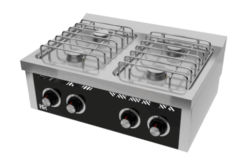 COCINA A GAS BASIC DE 4 FUEGOS SOBREMESA SERIE 750 – HR FAINCA