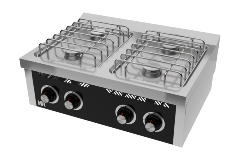 COCINA A GAS BASIC DE 4 FUEGOS SOBREMESA SERIE 750 – HR FAINCA