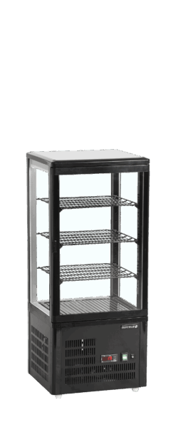 Vitrina de exposición refrigerada UPD80-BLACK