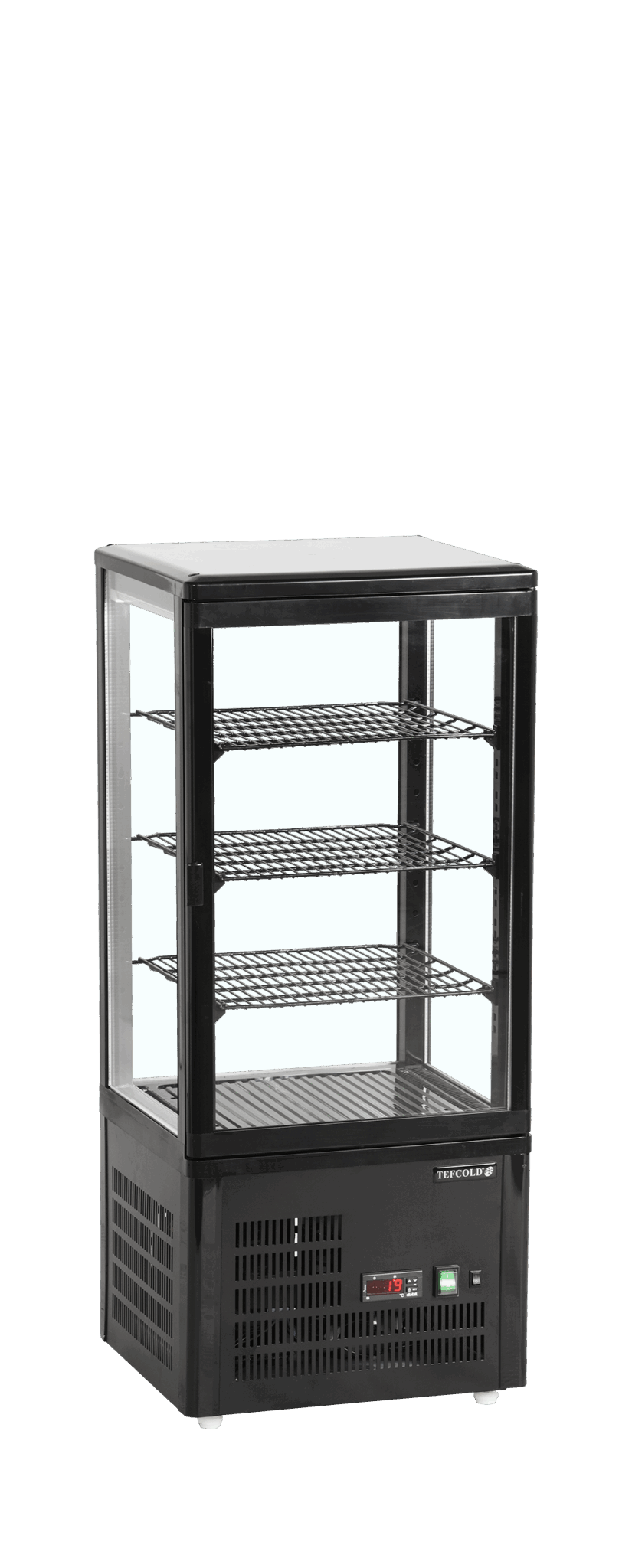 Vitrina de exposición refrigerada UPD80-BLACK