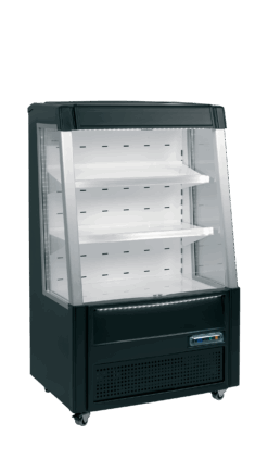 Refrigerador para la venta por impulso color negro ODC90