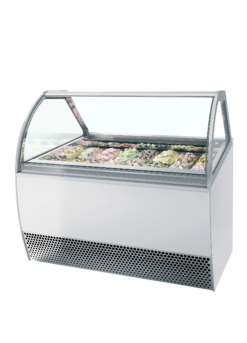 Vitrina expositora para helados con display ventilada MILLENNIUM LX16