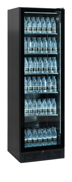 Alternative view of Expositor refrigerado negro SCU1425 FRAMELESS