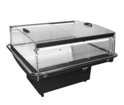 Refrigerador para la venta por impulso color negro PDC126 VS SL LED