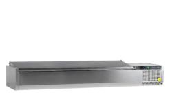 Vitrina refrigerada sobre encimera GN1/3 VK38-180 S/S LID