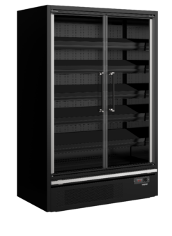 Refrigerador mural de supermercado Galaxy+ GP14FGD Maxi Black
