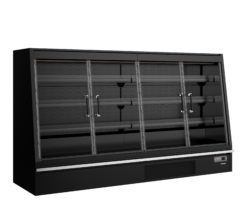 Refrigerador mural de supermercado Galaxy+ GPL26FGD Black