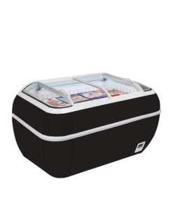 Isla de supermercado bitemperatura color  negro TWIN HEAD B-CF