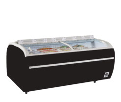 Isla de supermercado bitemperatura color  negro TWIN 220B-CF