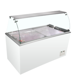 Vitrina expositora para helados IDA600-W1+