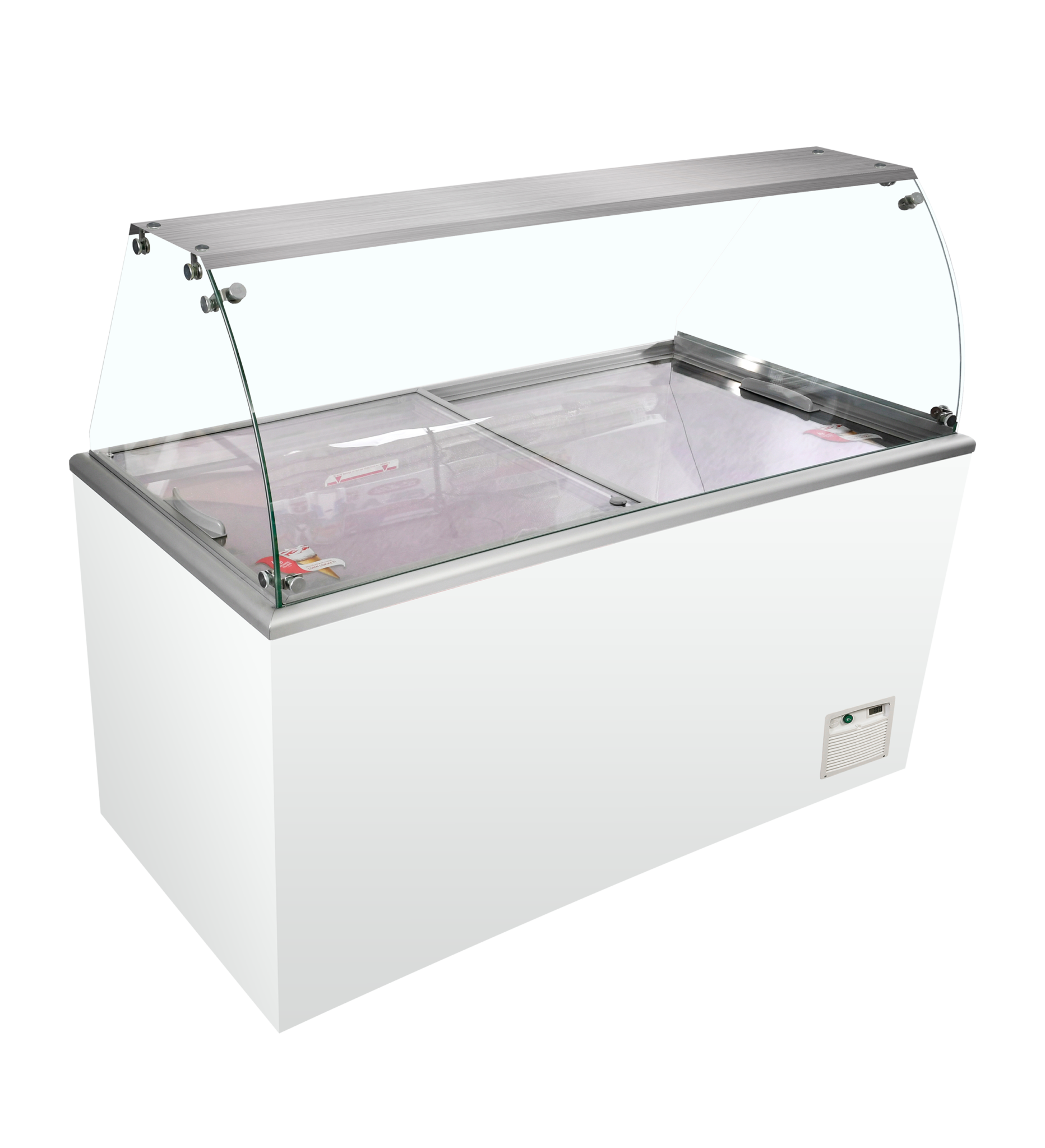 Vitrina expositora para helados IDA600-W1+
