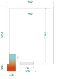 Cámara de congelación CRNF2430