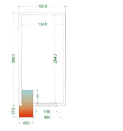 Cámara frigorífica CRPF1530