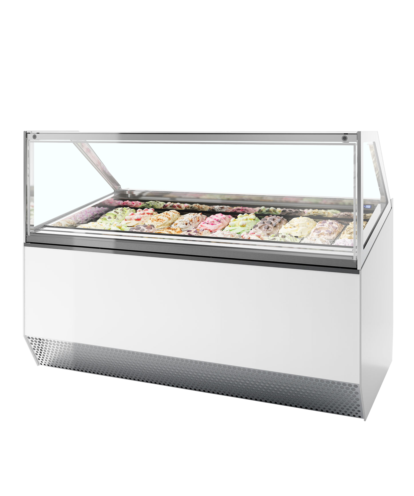 Vitrina expositora para helados con display ventilada MILLENNIUM ST20