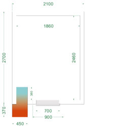 Cámara de congelación CRNF2127
