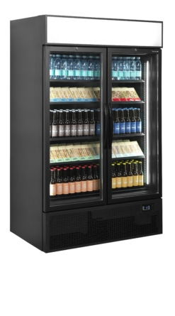 Alternative view of Expositor refrigerado color negro FSC1200H BLACK