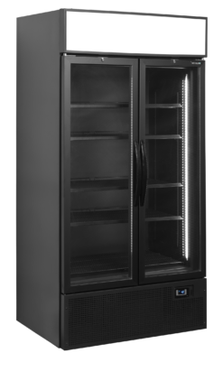 Expositor refrigerado color negro FSC1000H BLACK
