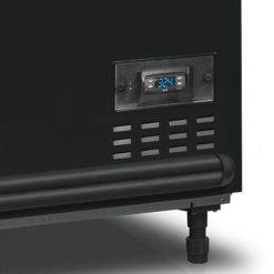 Alternative view of Isla de supermercado bitemperatura color  negro SFI250B-CF VS