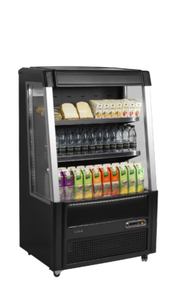 Alternative view of Refrigerador para la venta por impulso color negro ODC90 BLACK