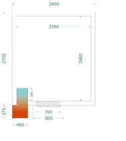 Cámara de congelación CRNF2427