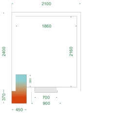 Cámara de congelación CRNF2124