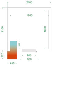 Cámara de congelación CRNF2121