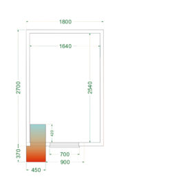 Cámara frigorífica CRPF1827