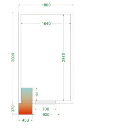 Cámara frigorífica CRPF1830