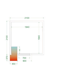 Cámara frigorífica CRPF2121