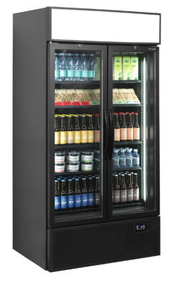 Alternative view of Expositor refrigerado color negro FSC1000H BLACK