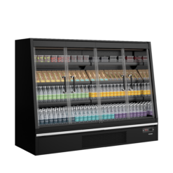 Alternative view of Refrigerador mural de supermercado Galaxy+ GPL20FGD Black